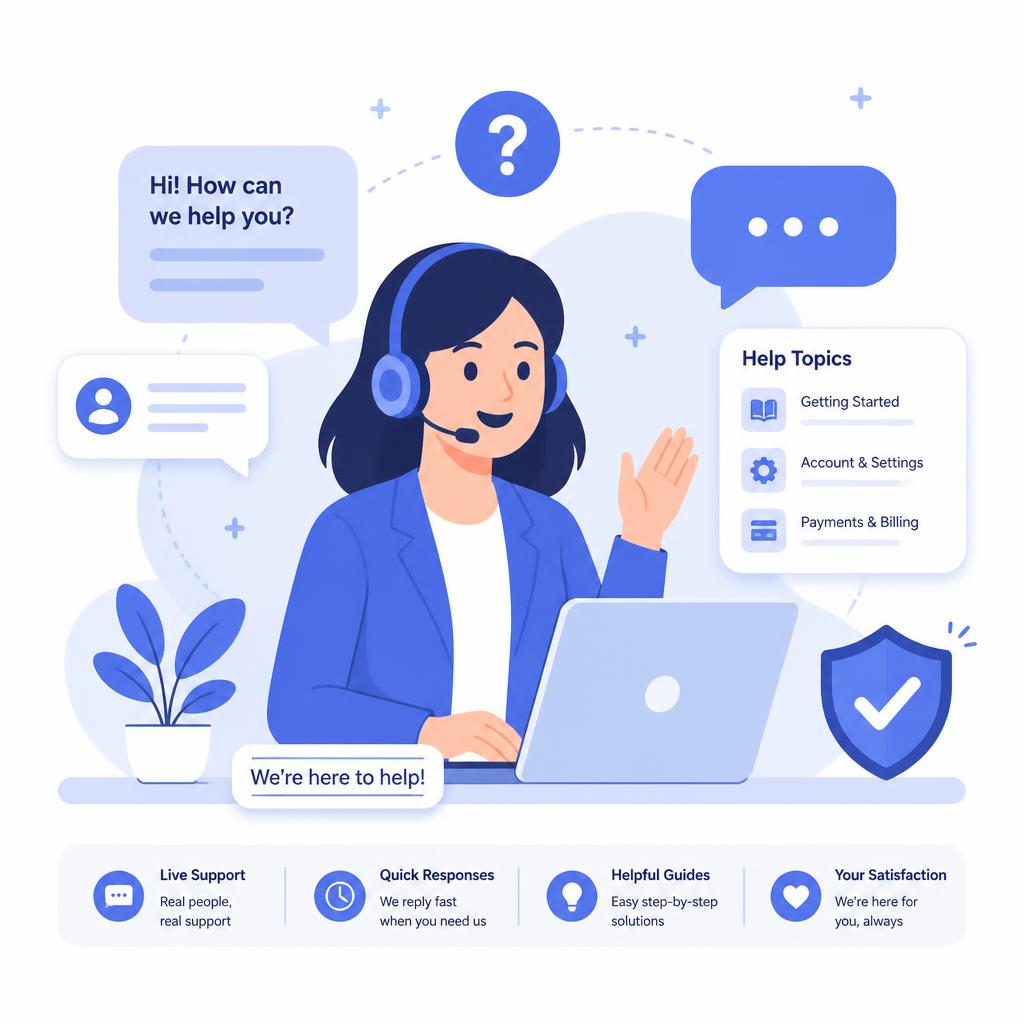 Support specialist answering help center questions
